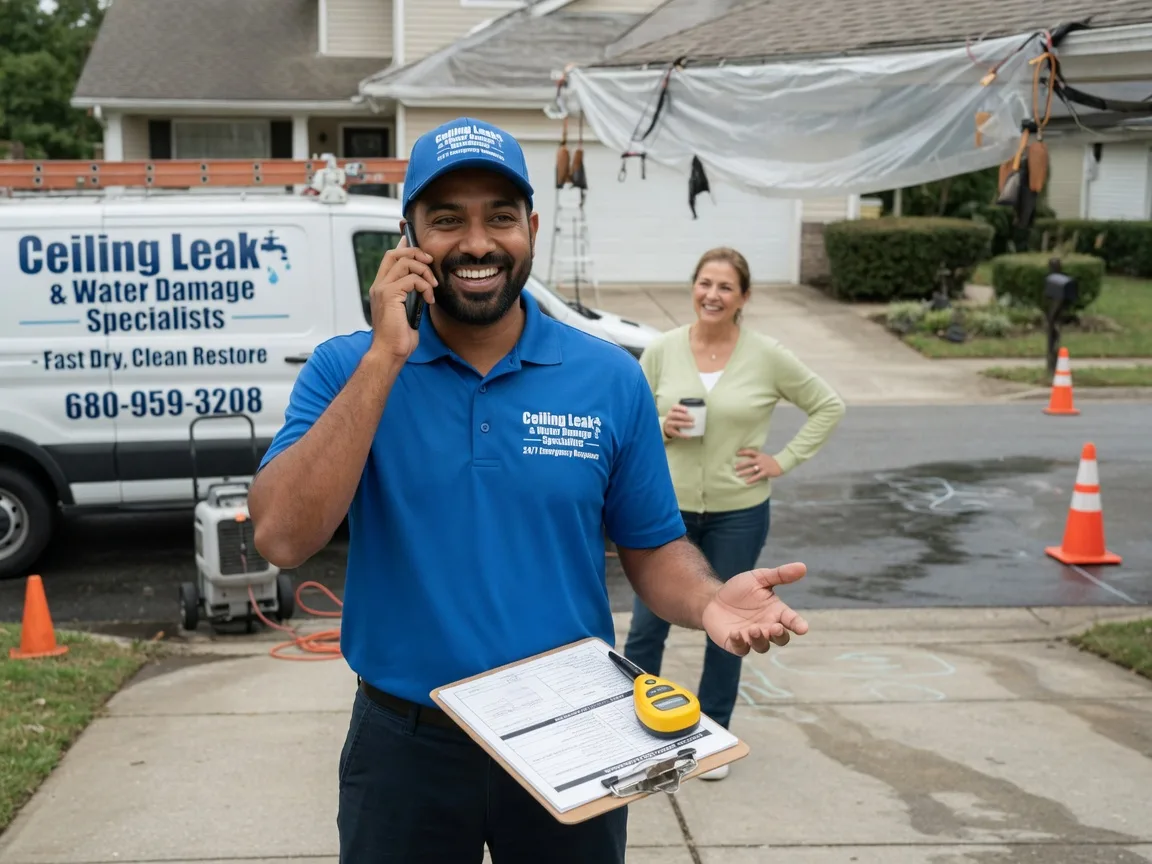 Ceiling Leak Cleanup Saint Francis, KS FAQs